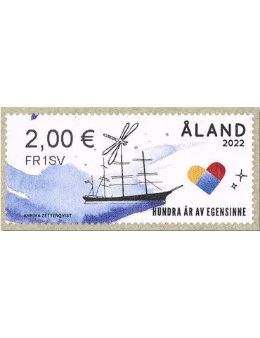 n° 43/46 - Timbre ALAND Timbres de distributeurs 2