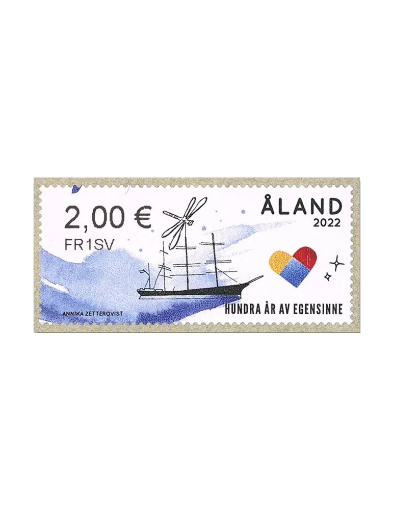 n° 43/46 - Timbre ALAND Timbres de distributeurs