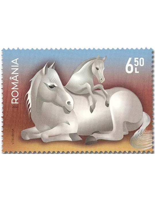 n° 6793/6796 - Timbre ROUMANIE Poste