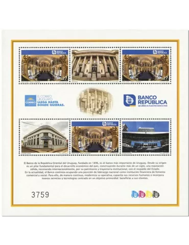 n° F3056 - Timbre URUGUAY Poste