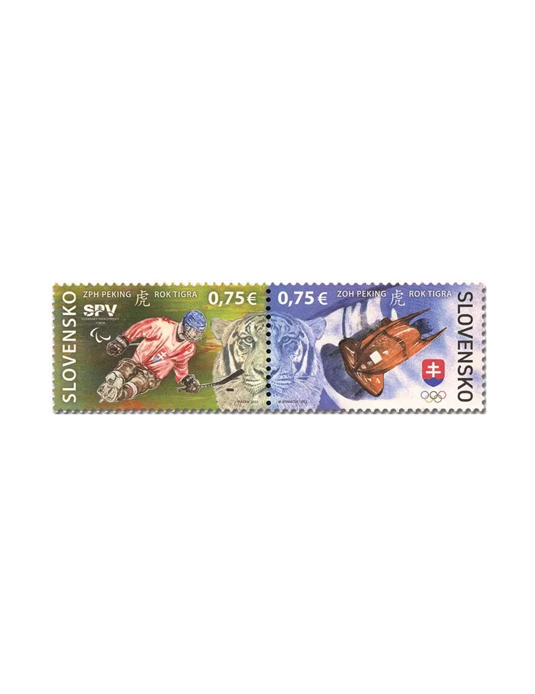 n° 841/842 - Timbre SLOVAQUIE Poste