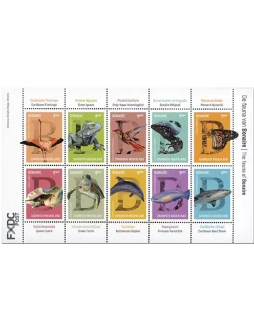 n° 203/212 - Timbre BONAIRE Poste