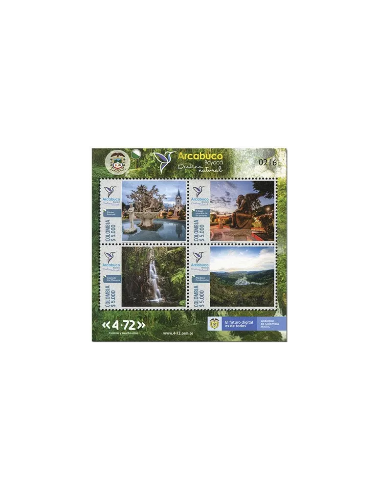 n° 2379/2382 - Timbre COLOMBIE Poste