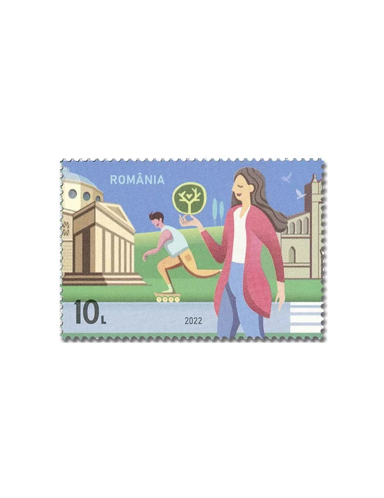 n° 6815/6818 - Timbre ROUMANIE Poste