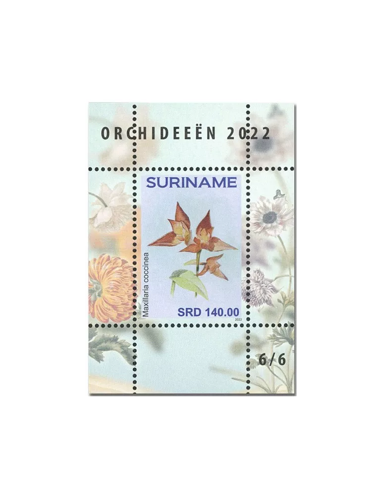 n° 189 à 194 - Timbre SURINAM Blocs et feuillets