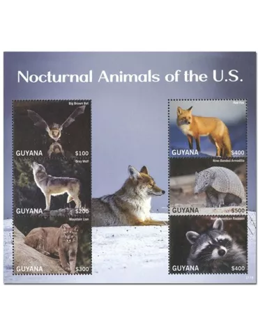 n° 7252/7257 - Timbre GUYANA Poste