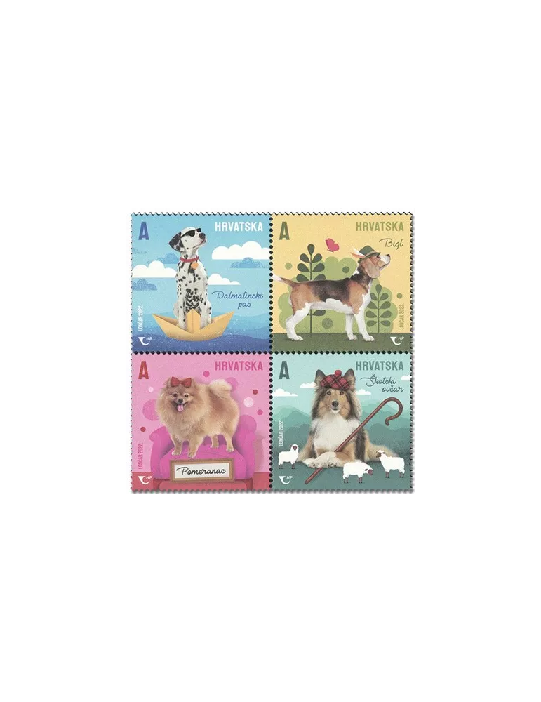 n° 1437/1440 - Timbre CROATIE Poste