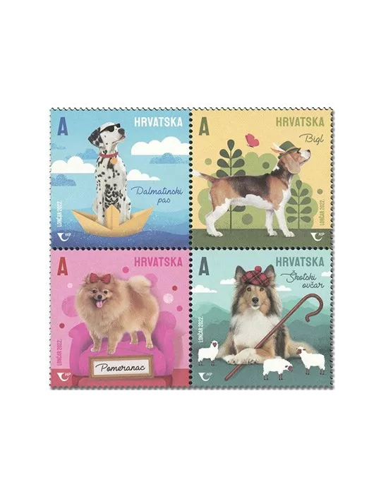 n° 1437/1440 - Timbre CROATIE Poste