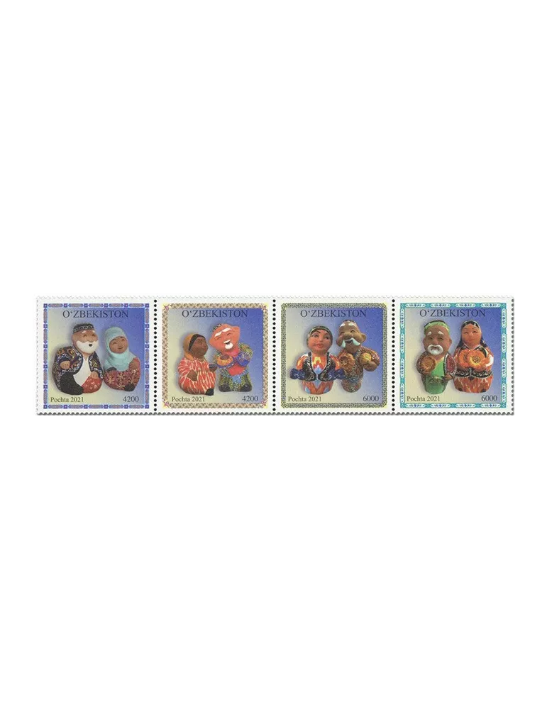 n° 1322/1325 - Timbre OUZBEKISTAN Poste