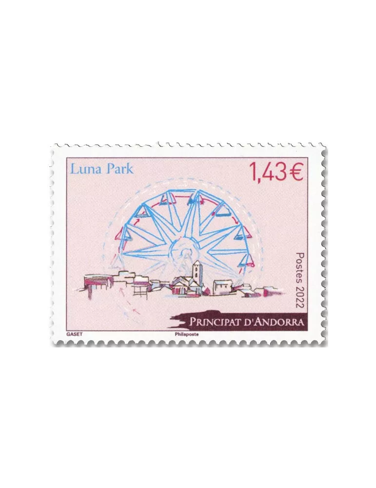 n° 878 - Timbre ANDORRE Poste