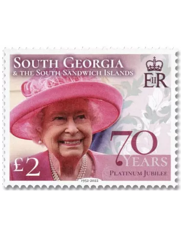 n° 784/785 - Timbre GEORGIE DU SUD Poste 2