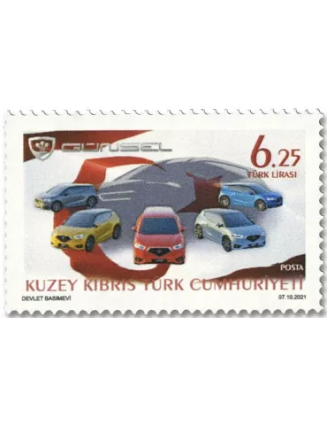 n° 827/828 - Timbre CHYPRE TURC Poste 2