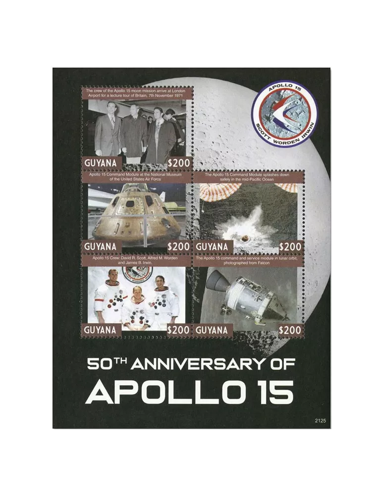 n° 7282/7286 - Timbre GUYANA Poste