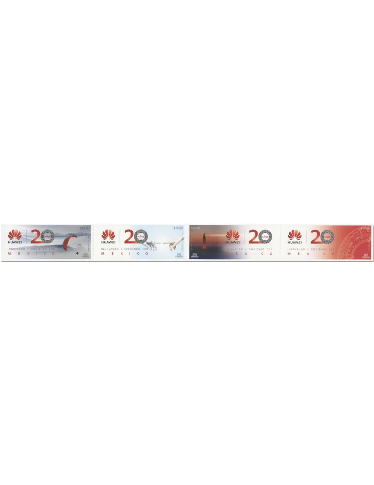 n° 3286/3289 - Timbre MEXIQUE Poste