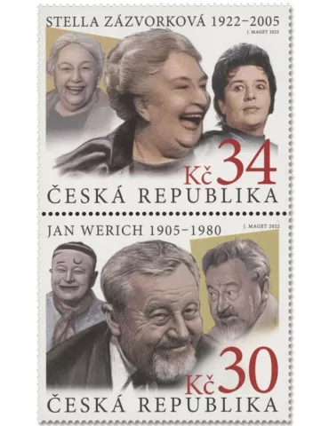 n° 1010/1011 - Timbre TCHEQUE (REpublique) Poste