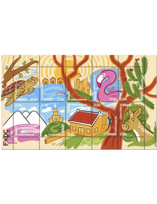 n° 237/246 - Timbre BONAIRE Poste