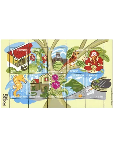 n° 209/218 - Timbre SAINT-EUSTACHE Poste