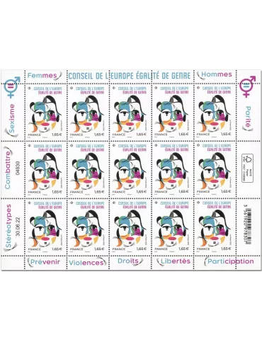n° F3 - Timbre France Feuillets de France (Service n° 182)