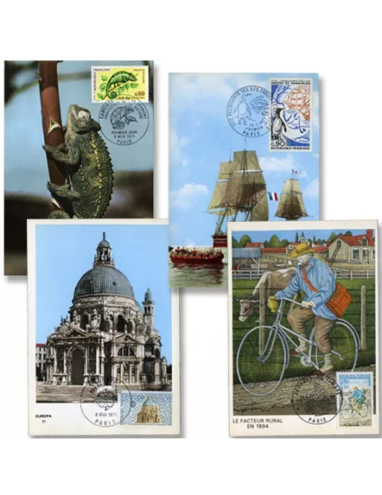 6 Lots Cartes Maximum (x50)