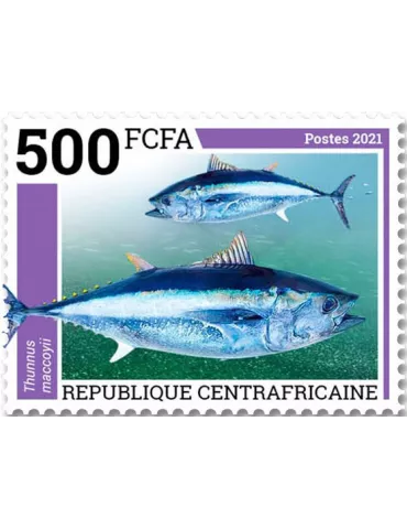 n° 8438/8441 - Timbre CENTRAFRIQUE Poste 2