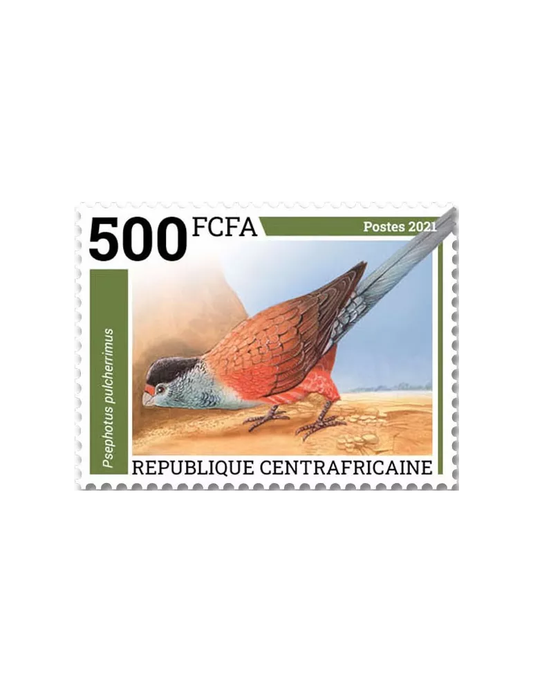 n° 8442/8445 - Timbre CENTRAFRIQUE Poste