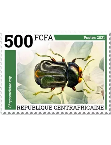 n° 8474/8477 - Timbre CENTRAFRIQUE Poste 2