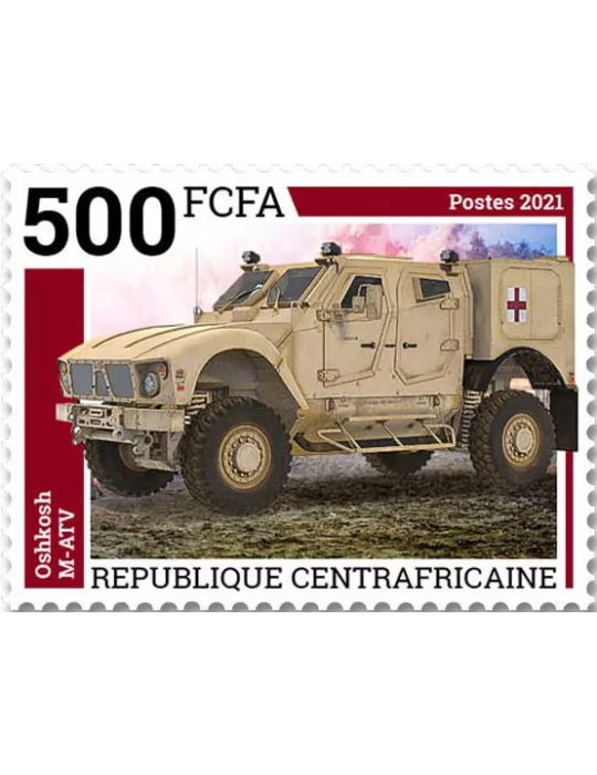 n° 8498/8501 - Timbre CENTRAFRIQUE Poste