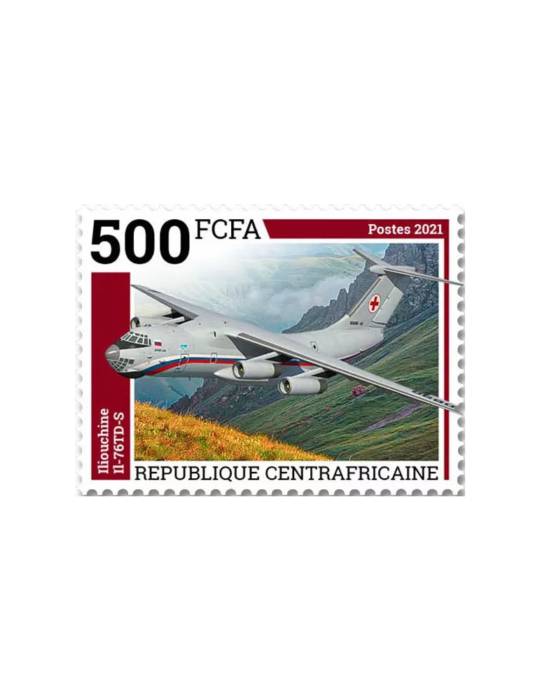 n° 8498/8501 - Timbre CENTRAFRIQUE Poste