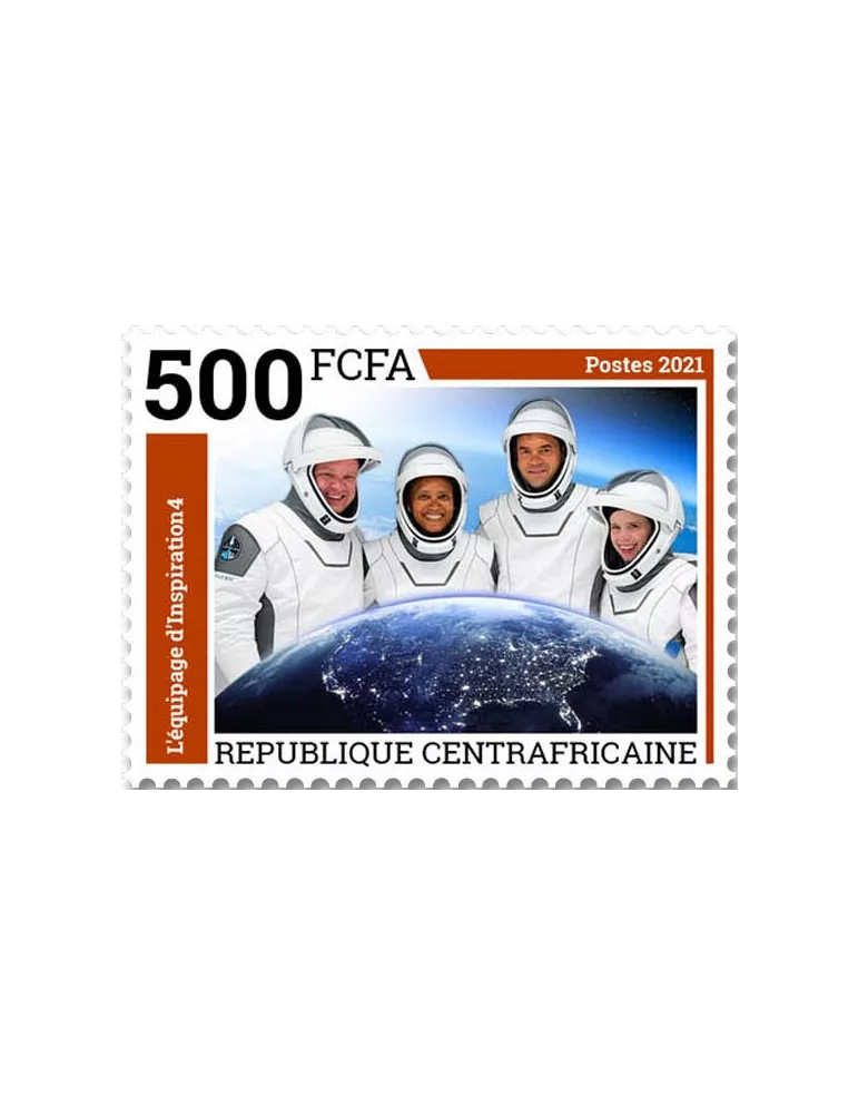 n° 8526/8529 - Timbre CENTRAFRIQUE Poste