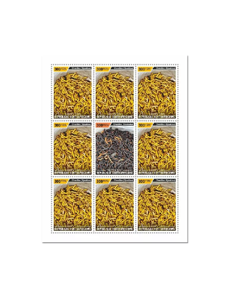 n° F8377 - Timbre CENTRAFRIQUE Poste