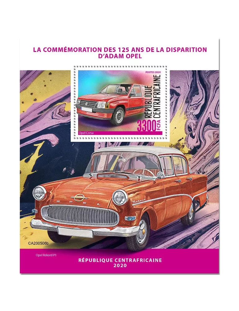 n° 1661 - Timbre CENTRAFRIQUE Blocs et feuillets