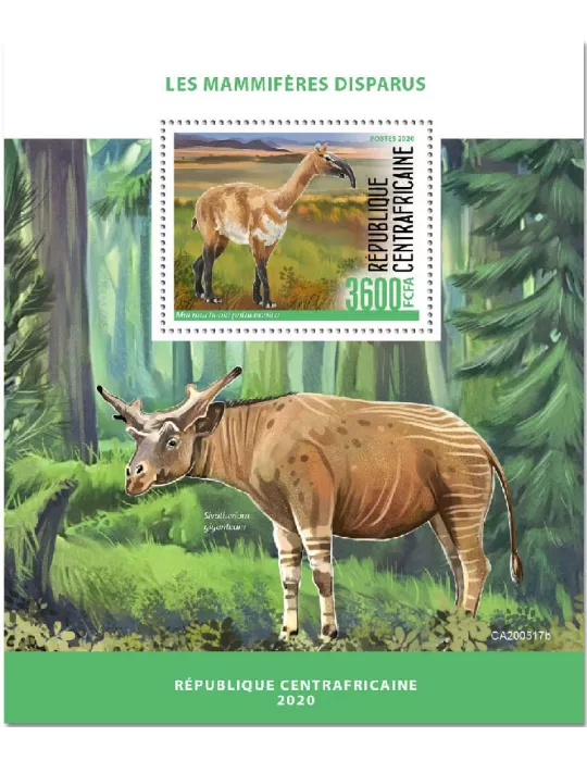 n° 1672 - Timbre CENTRAFRIQUE Blocs et feuillets