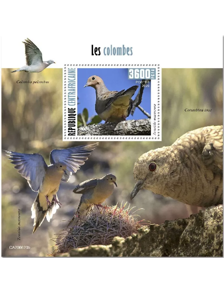 n° 1709 - Timbre CENTRAFRIQUE Blocs et feuillets