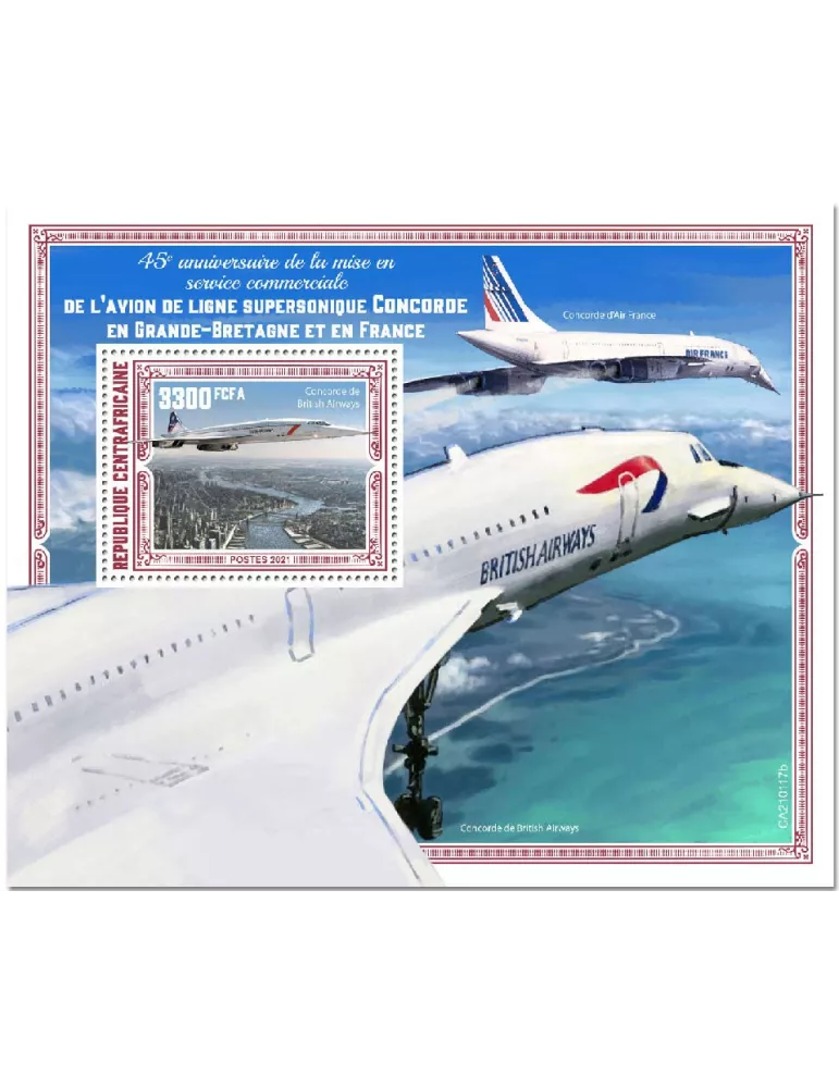 n° 1731 - Timbre CENTRAFRIQUE Blocs et feuillets