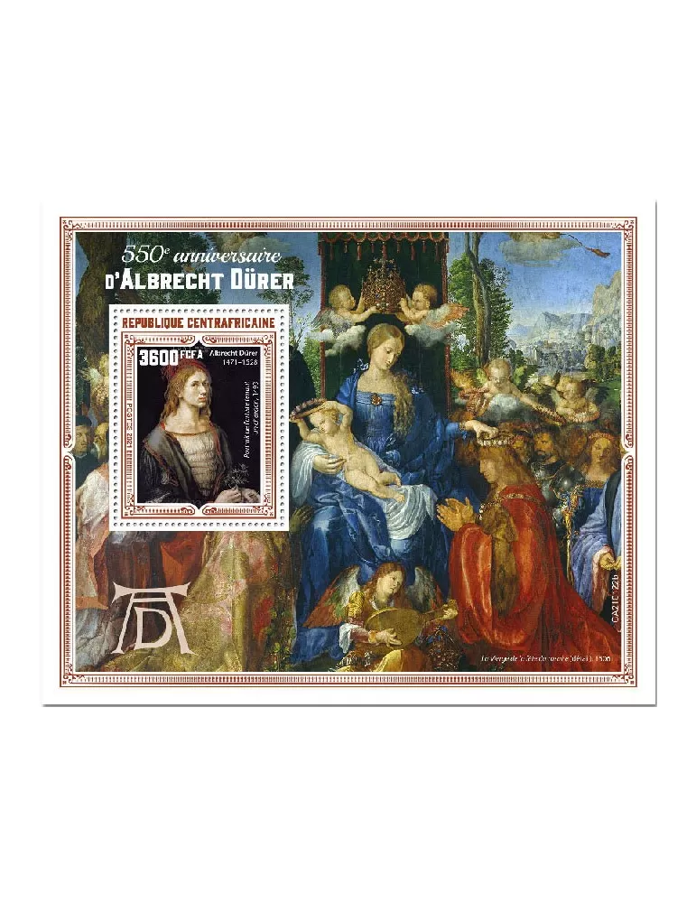 n° 1736 - Timbre CENTRAFRIQUE Blocs et feuillets