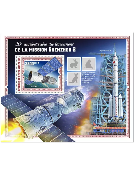 n° 1739 - Timbre CENTRAFRIQUE Blocs et feuillets