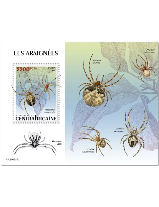 n° 1758 - Timbre CENTRAFRIQUE Blocs et feuillets