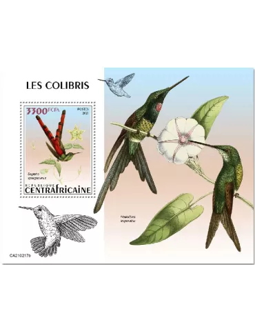 n° 1760 - Timbre CENTRAFRIQUE Blocs et feuillets