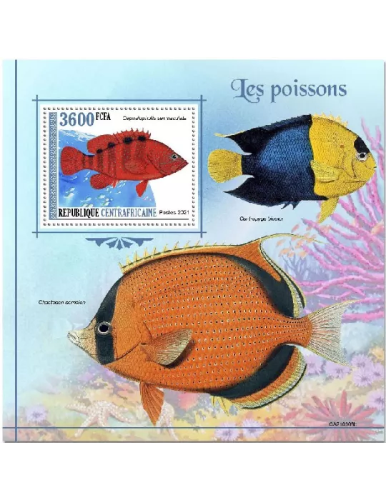 n° 1784 - Timbre CENTRAFRIQUE Blocs et feuillets