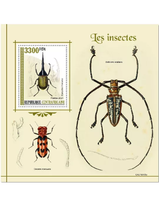 n° 1789 - Timbre CENTRAFRIQUE Blocs et feuillets