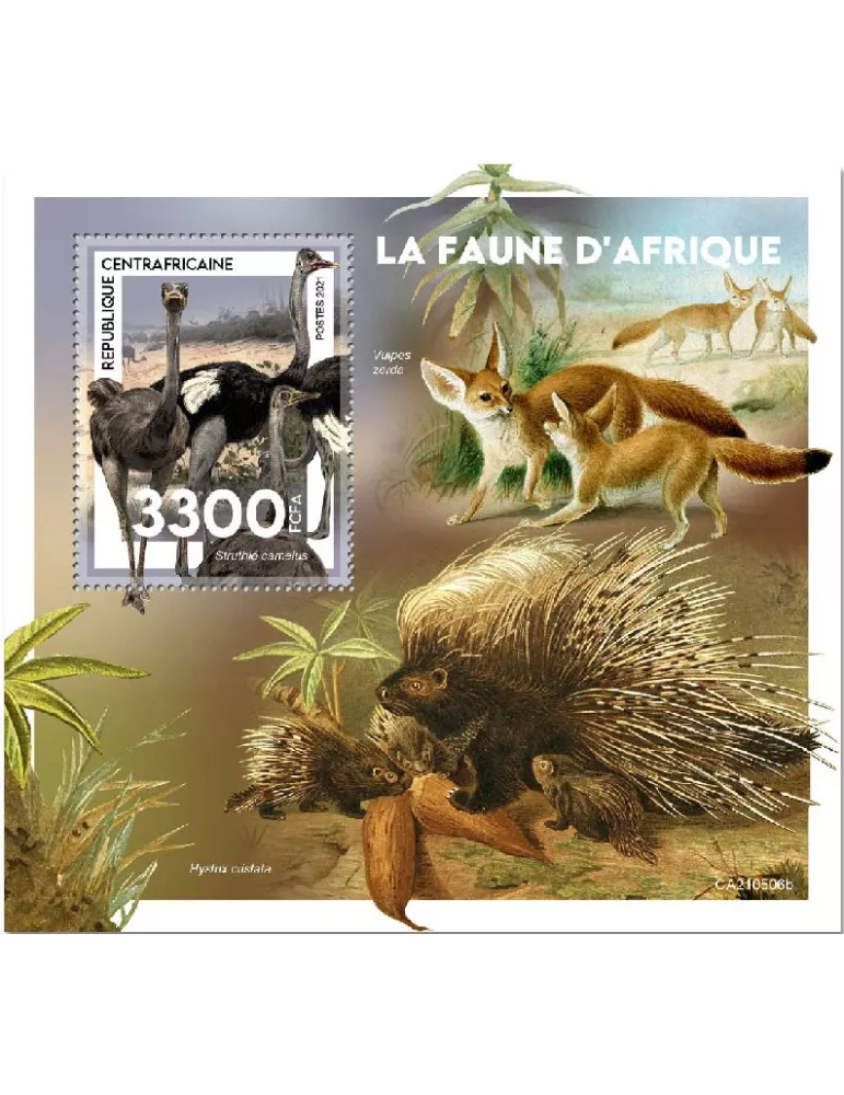 n° 1860 - Timbre CENTRAFRIQUE Blocs et feuillets