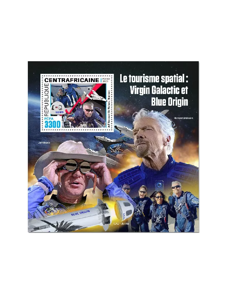 n° 1896 - Timbre CENTRAFRIQUE Blocs et feuillets