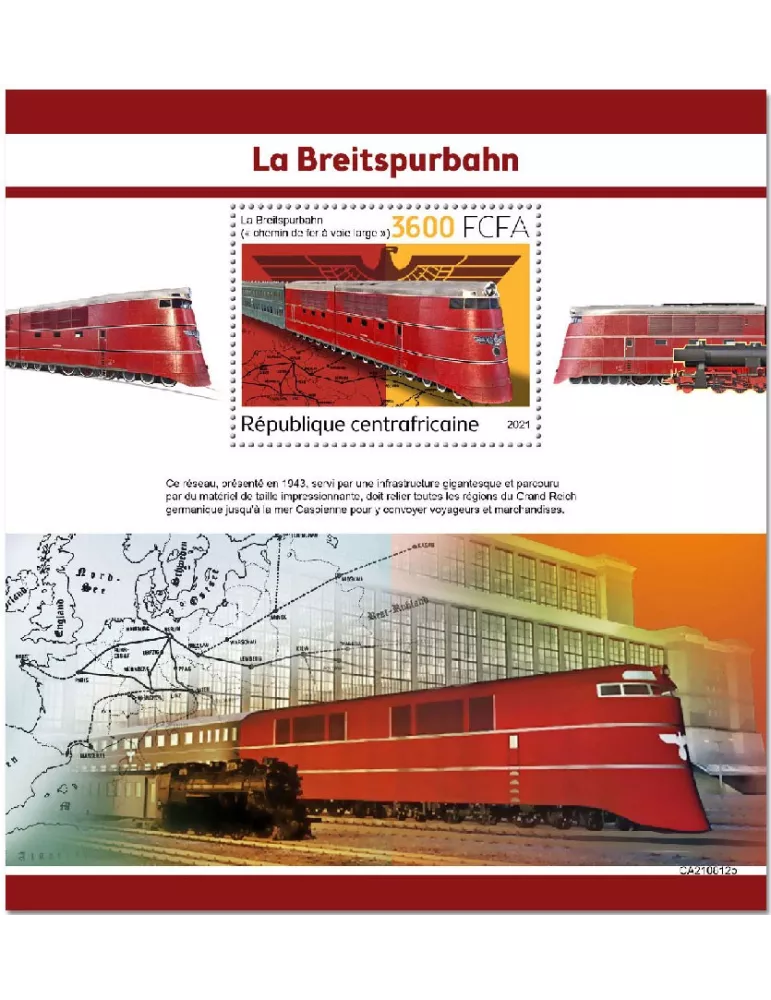 n° 1944 - Timbre CENTRAFRIQUE Blocs et feuillets