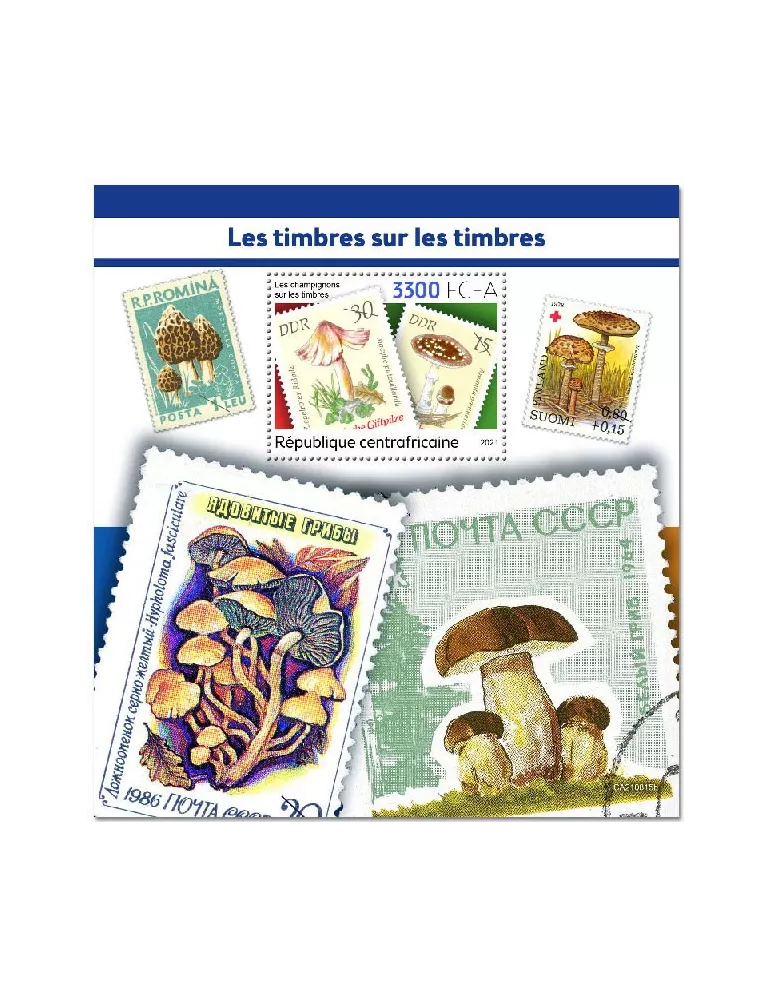 n° 1947 - Timbre CENTRAFRIQUE Blocs et feuillets