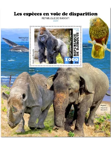 n° 635 - Timbre DJIBOUTI Blocs et feuillets