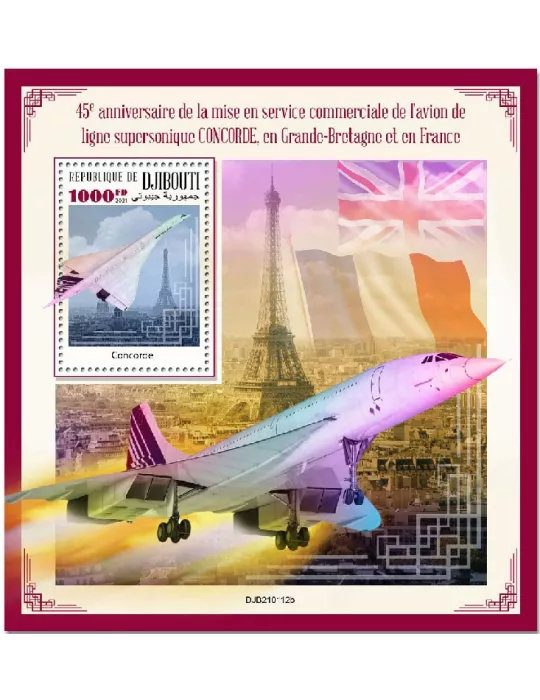 n° 661 - Timbre DJIBOUTI Blocs et feuillets