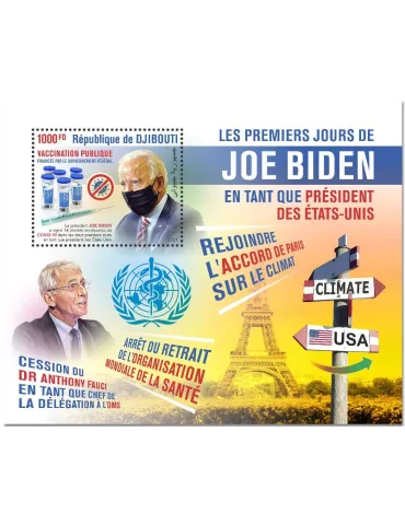 n° 669 - Timbre DJIBOUTI Blocs et feuillets