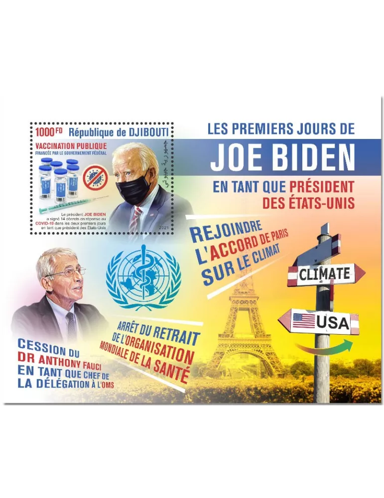 n° 669 - Timbre DJIBOUTI Blocs et feuillets