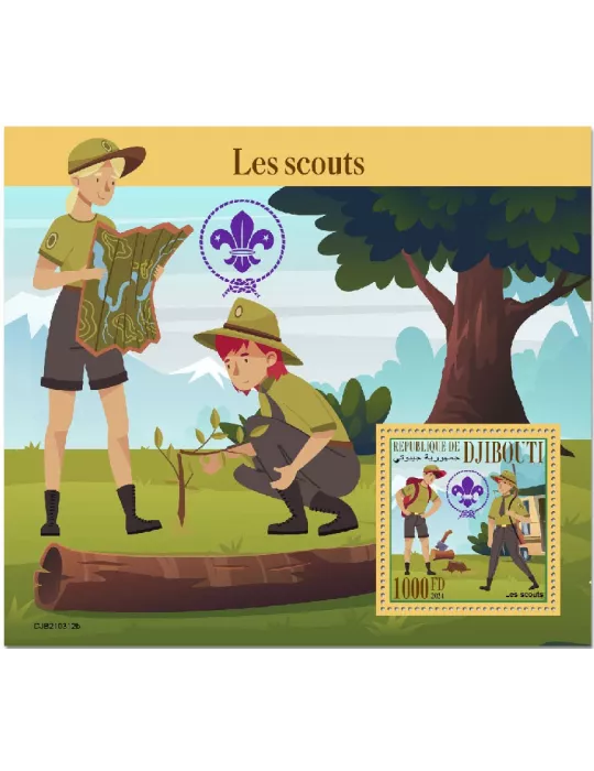 n° 702 - Timbre DJIBOUTI Blocs et feuillets