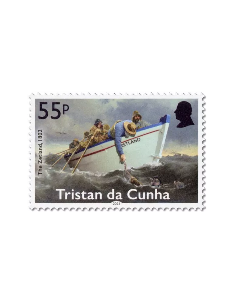 n° 1352/1355 et n° 1356/1359 - Timbre TRISTAN DA CUNHA Poste